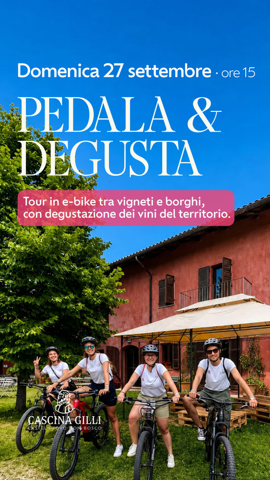 🍇 27 Settembre | Evento E-Bike “Pedala & Degusta”
