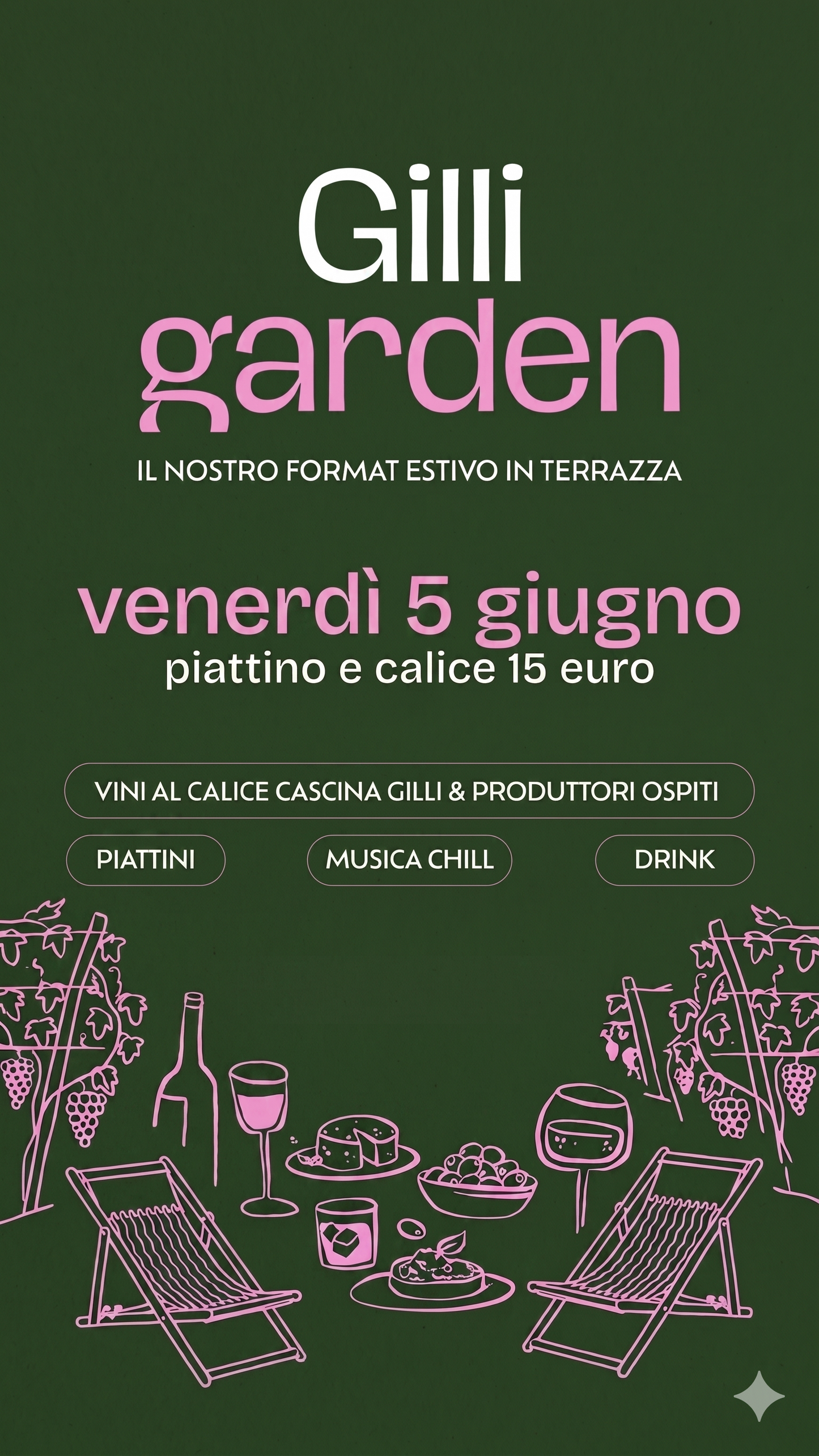 Gilli Garden: venerdì 5 giugno