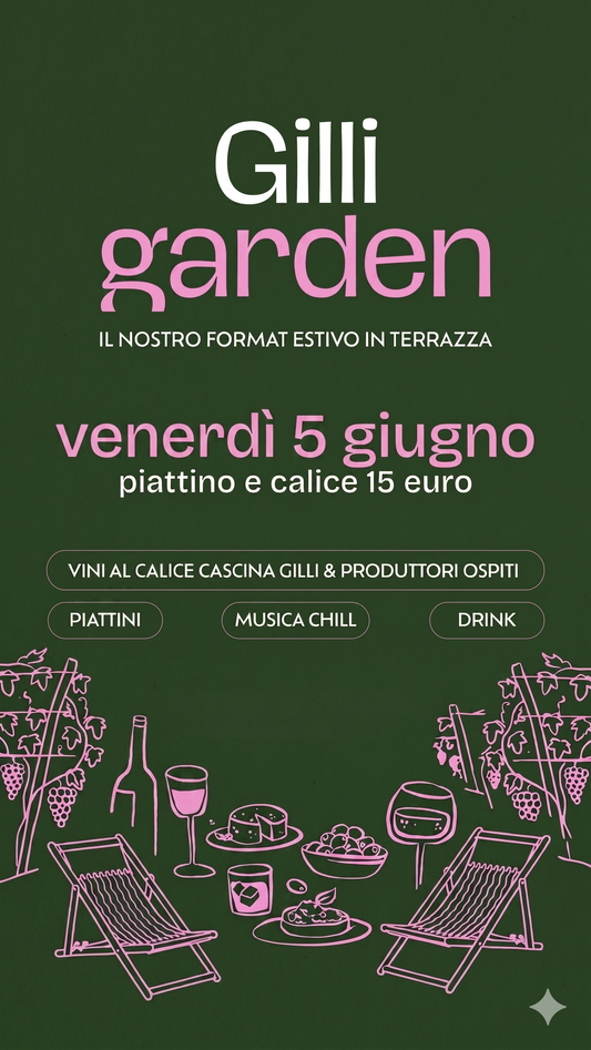 Gilli Garden: venerdì 5 giugno