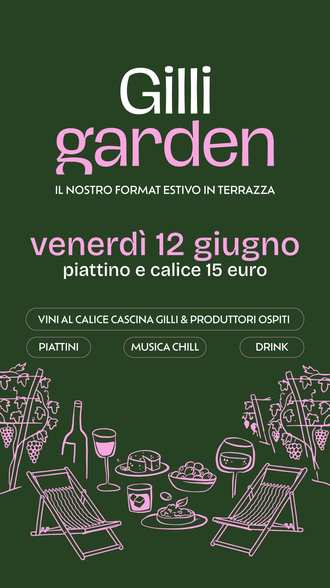 Gilli Garden: venerdì 12 giugno