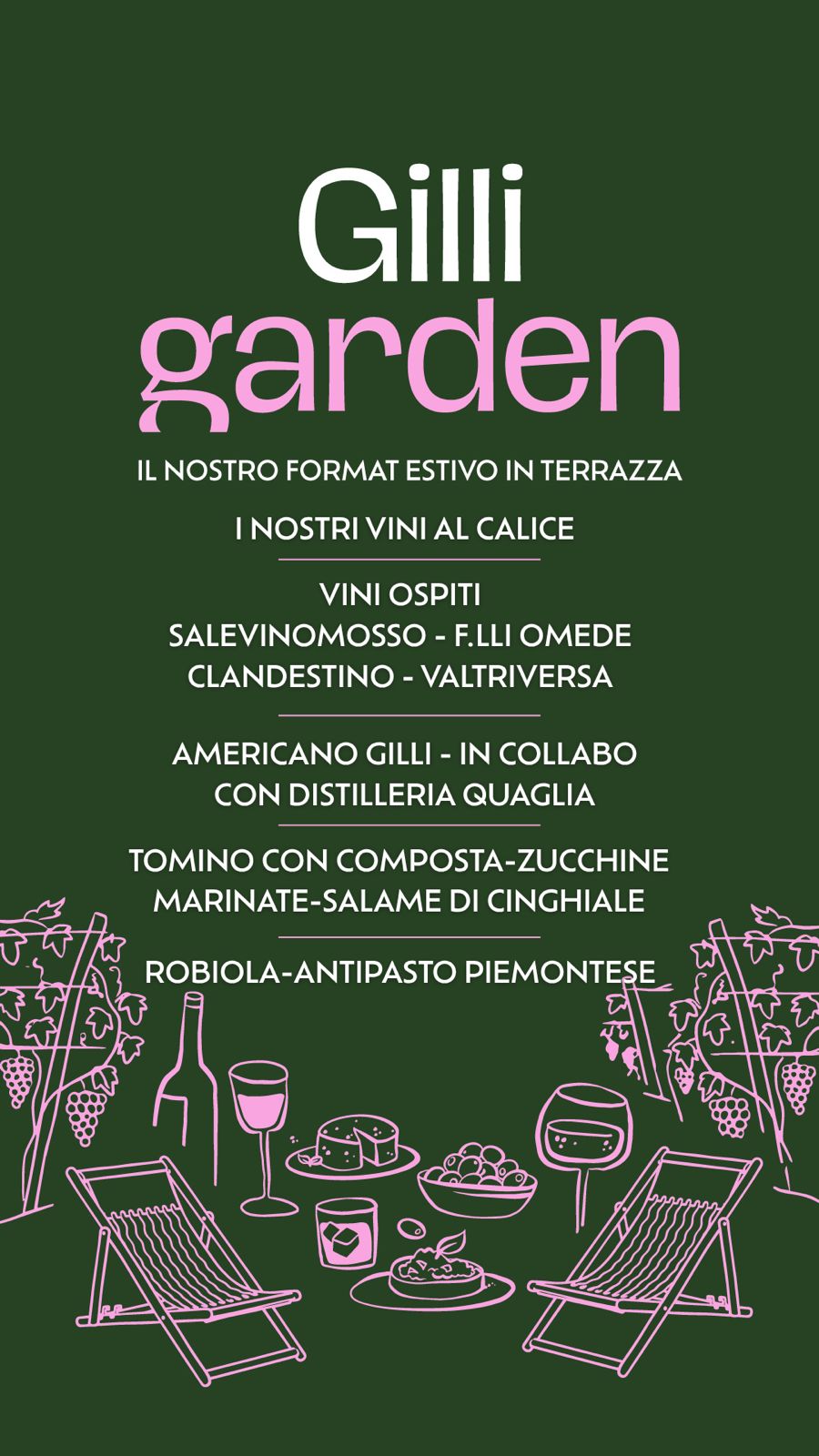 Gilli Garden: venerdì 19 giugno